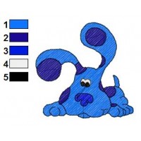 Blues Clues Embroidery Design 3